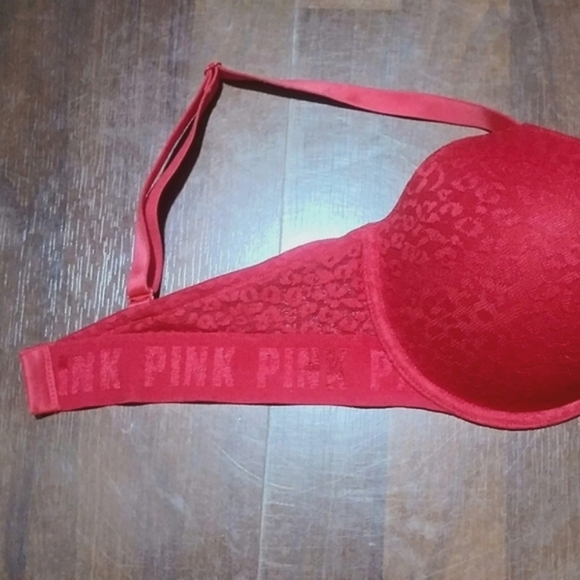 VS PINK 36D Leopard T-shirt Bra - Picture 2 of 8